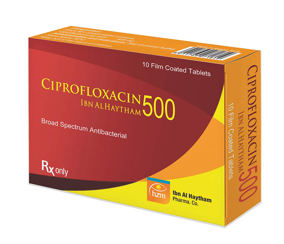 سيبروفلوكساسين ابن الهيثم 500