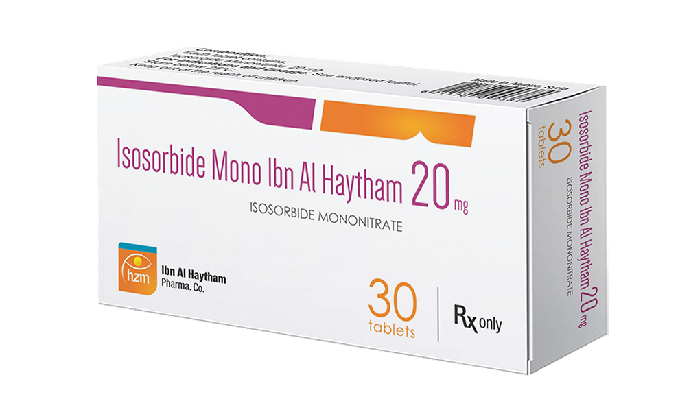 إيزوسوربيد مونو ابن الهيثم 20 ملغ