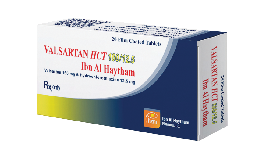 فالسارتان HCT ابن الهيثم 160/12.5