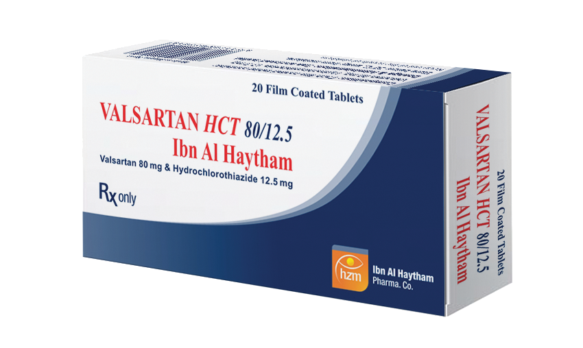 فالسارتان HCT ابن الهيثم 80/12.5